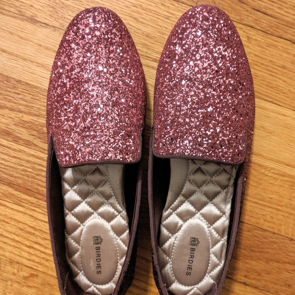 Birdies Rose Gold Glitter Starling 8.5